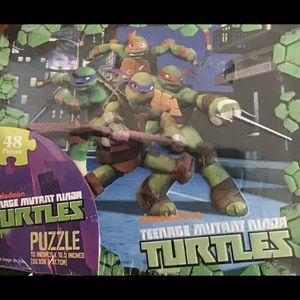 Ninja turtles puzzle lunch box NIB